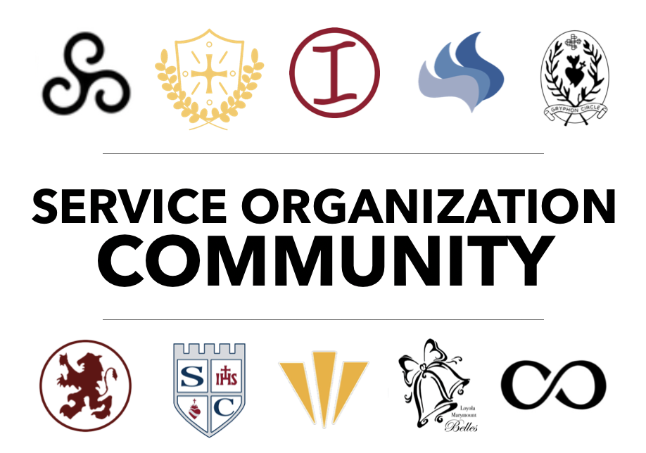 Image includes 10 different logos of each of the Service organizations